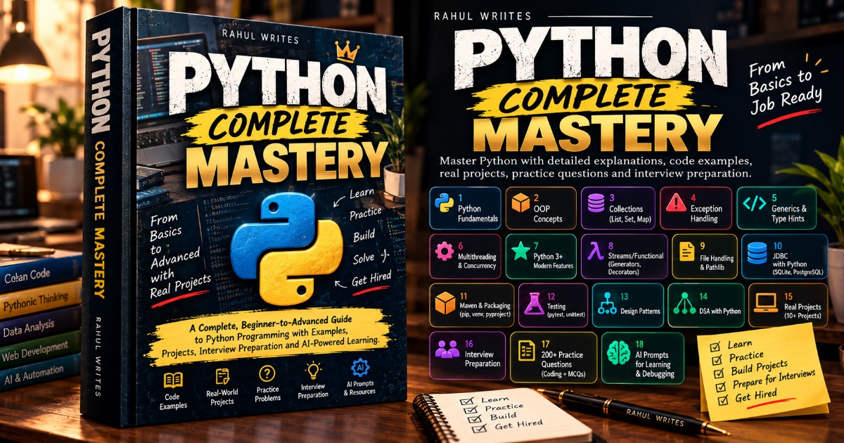 Python Complete Mastery — From Fundamentals to Job Ready