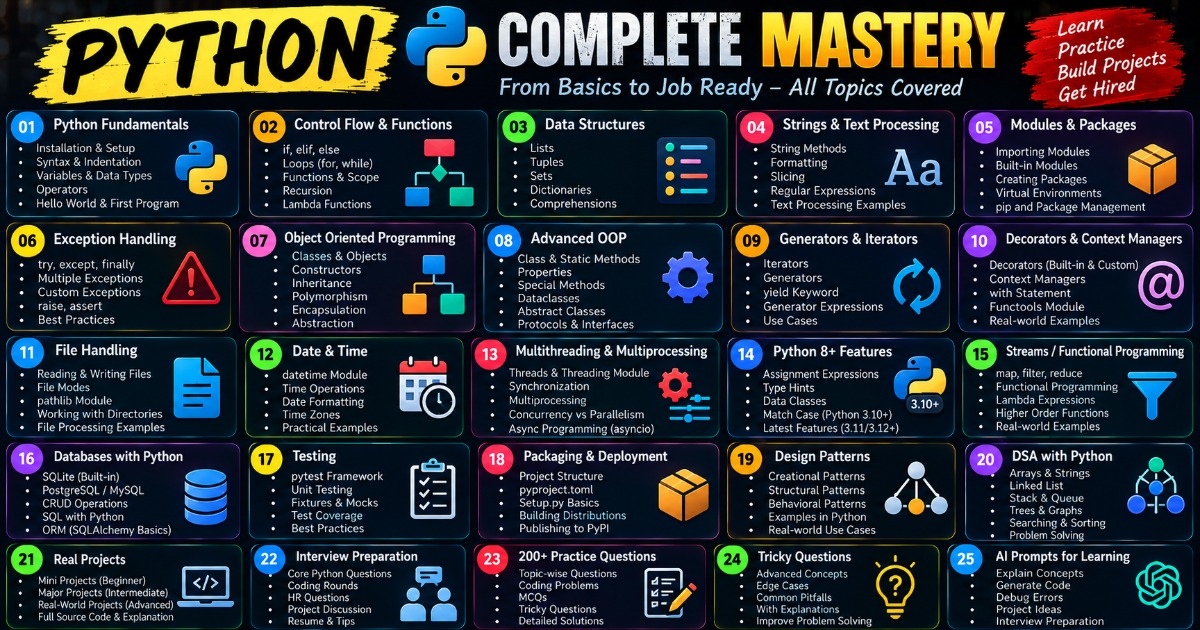 Python Complete Mastery — From Fundamentals to Job Ready, image 2