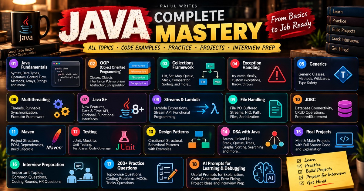 Java Complete Mastery — From Fundamentals to Job Ready, image 2