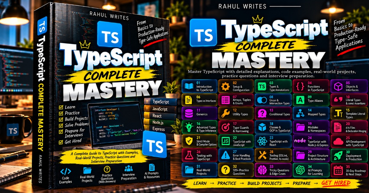 TypeScript Complete Mastery — From Fundamentals to Production Ready