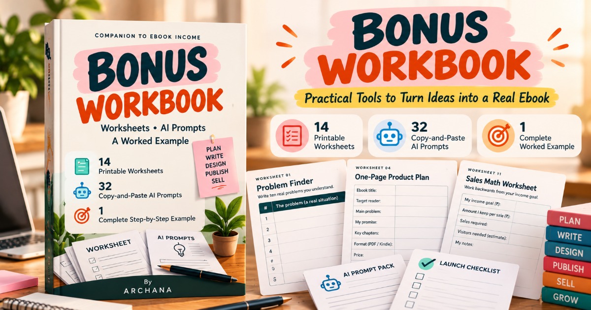 Ebook Income + Practical Bonus Workbook (Free), image 2