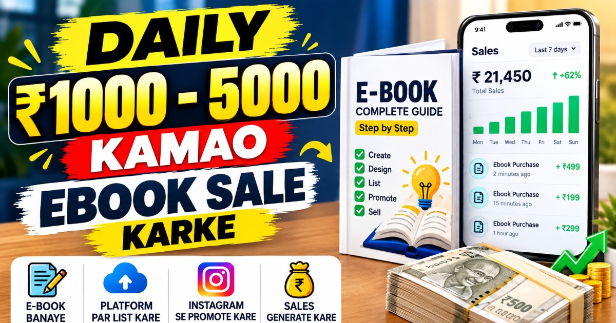 EARN MONEY THROUGH EBOOK SELLING - Full Guide🔥