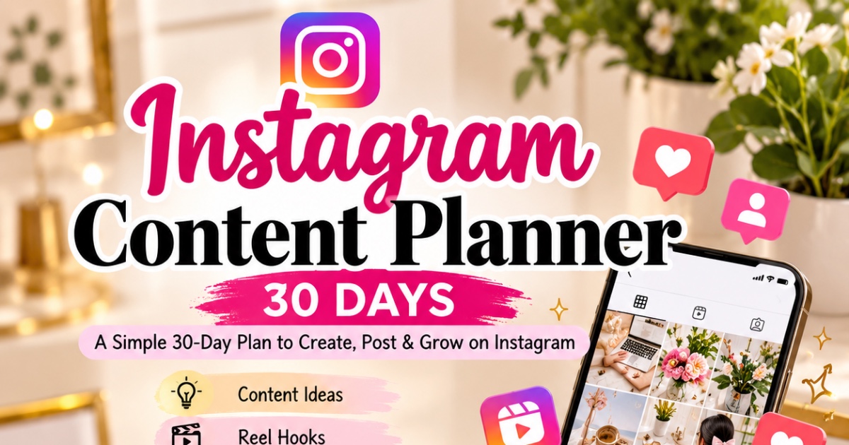 A Simple 30-Day Plan to Create, Post & Grow on Instagram, image 2
