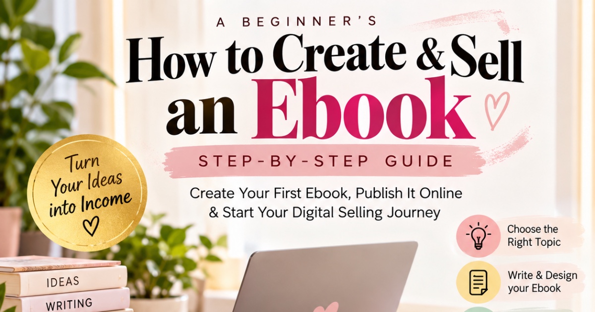 How to Create & Sell an Ebook – A Beginner’s Step-by-Step Guide, image 2