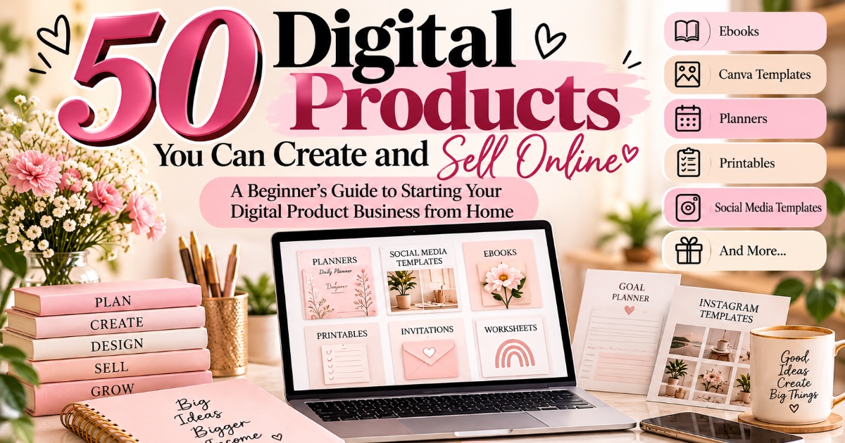 50 Digital Products You Can Create and Sell Online, image 2