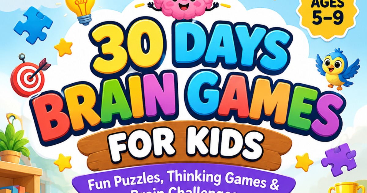 🧠 30 Days Brain Games for Kids