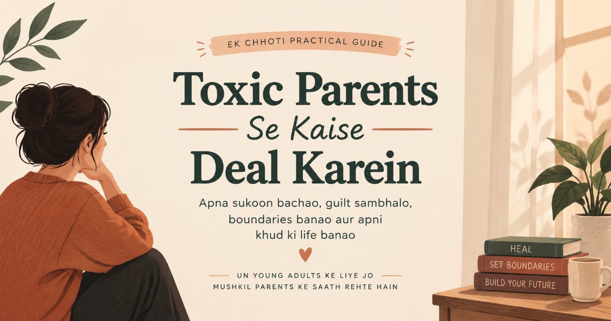 🌿 Toxic Parents Se Kaise Deal Karein: Apna Sukoon Bachayein (Ek Chhoti Practical Guide)