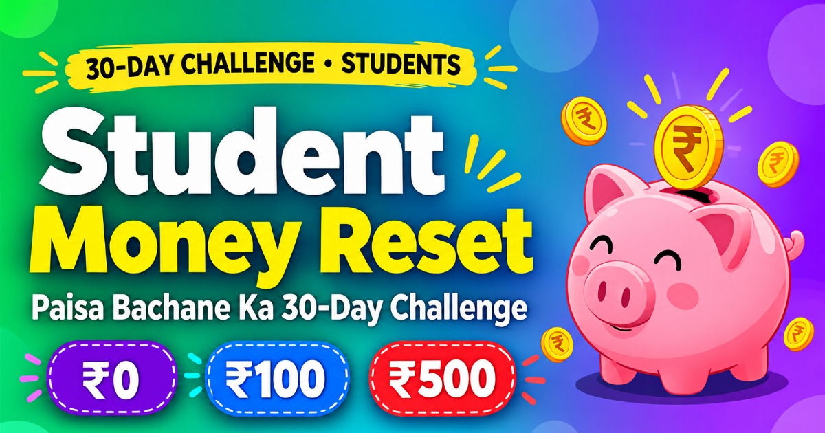 Student Money Reset: Paisa Bachane Ka 30-Day Challenge