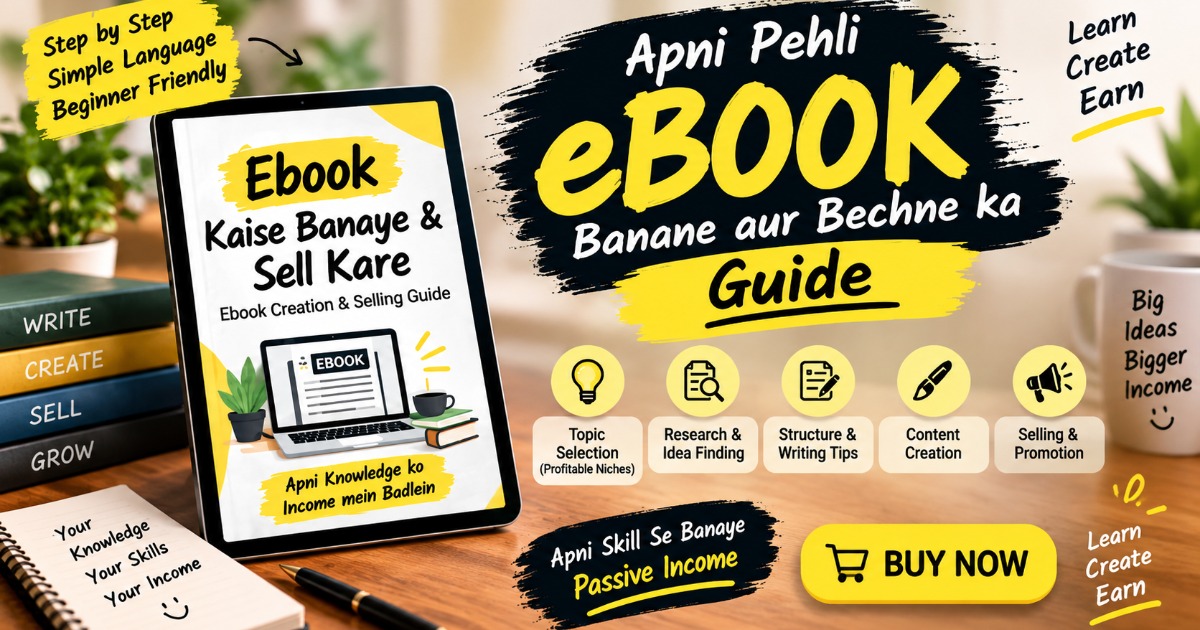Apni Pehli eBook Banayein & Online Sell Karna Seekhein π°