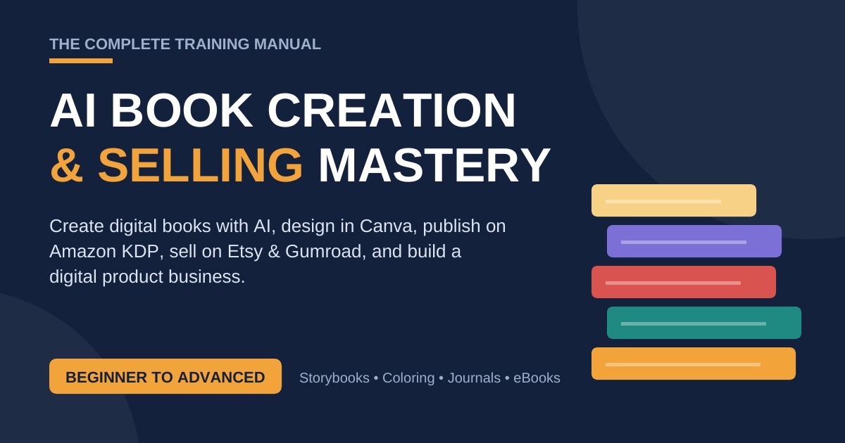 Ai book creation and selling mastery