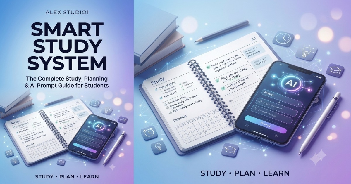 SMART STUDY SYSTEM — Study, Planning & AI Prompt Guide for Students — image 2