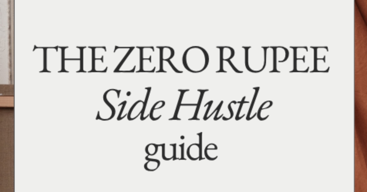 Start a Side Hustle