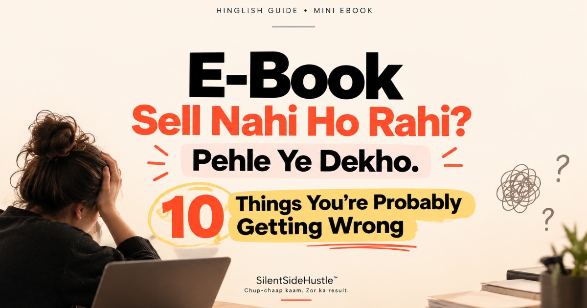 E-Book Sell Nahi Ho Rahi? Pehle Ye Dekho.