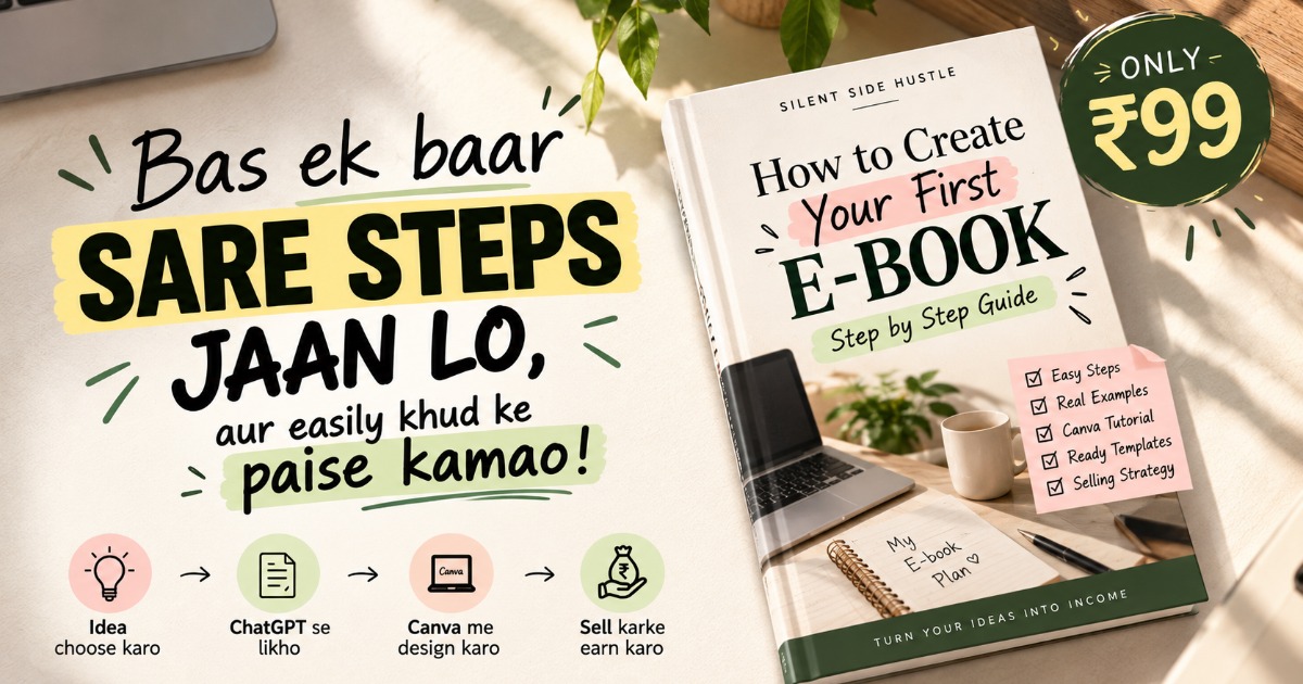 “Idea se apni first e-book banane tak — Complete Beginner’s Guide”