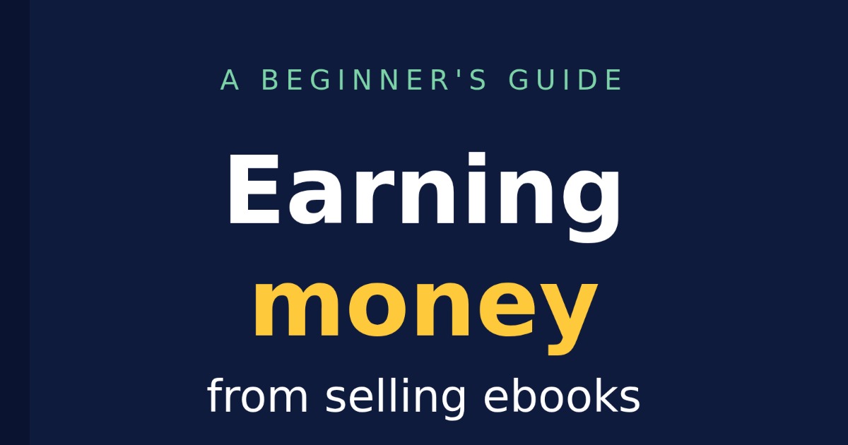Earing from selling ebook