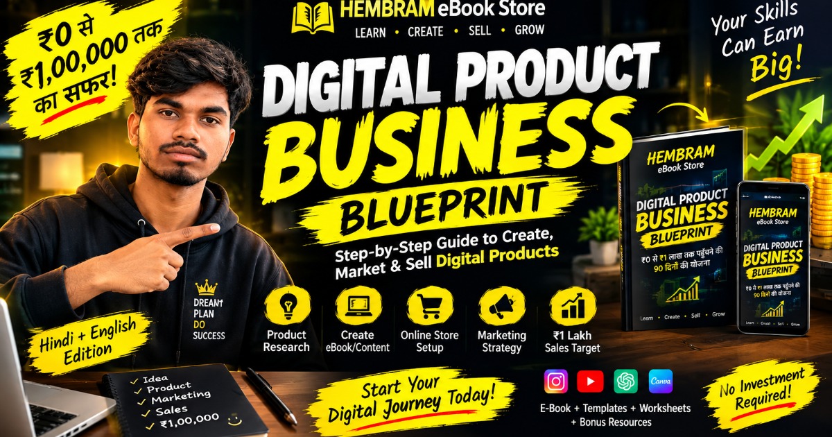Digital Product Business Blueprint (Zero se 1 Lakh Tak Ki Journey)