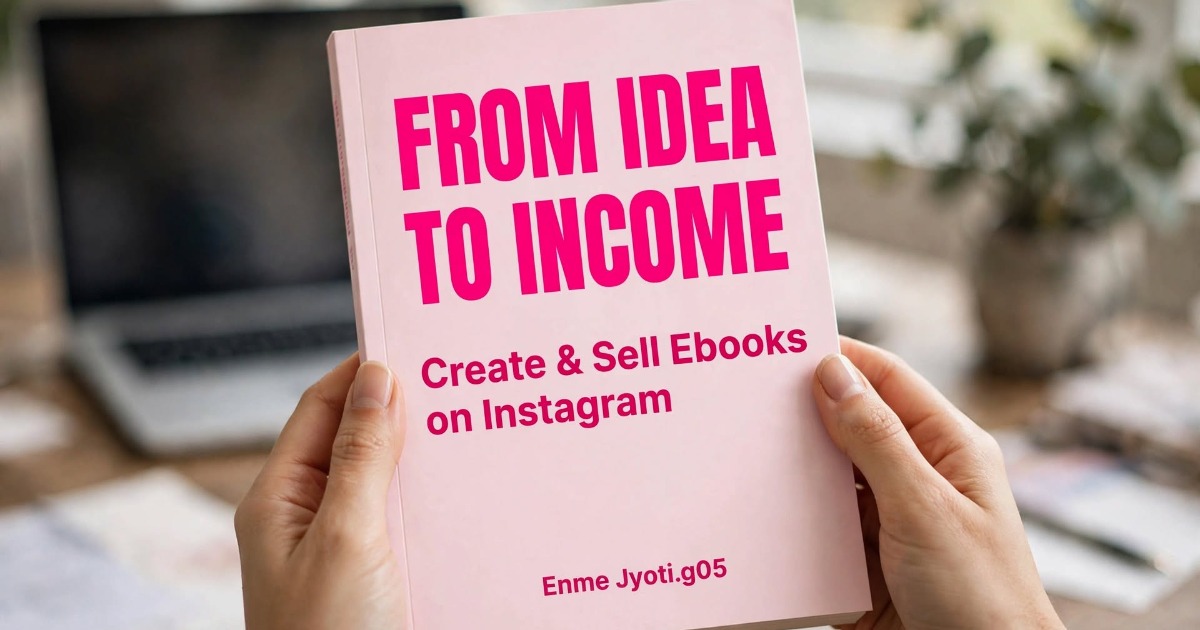 From Idea to Income: Create & Sell Ebooks on Instagram