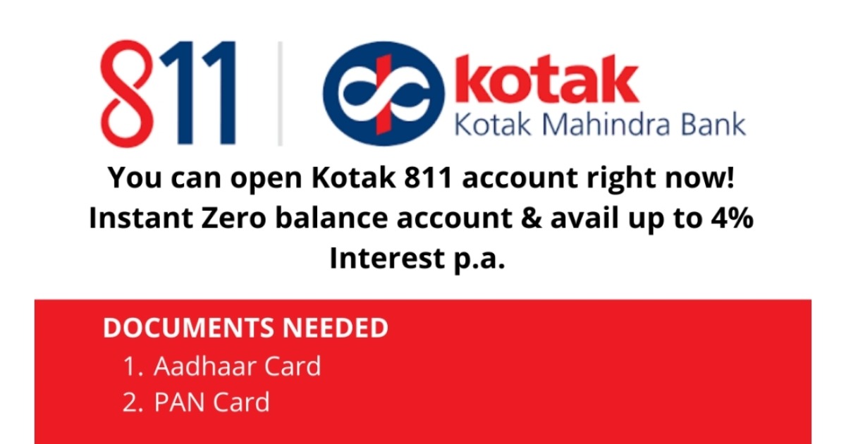 Open Kotak 811 Classic Savings Account in just 3 mins 🚀