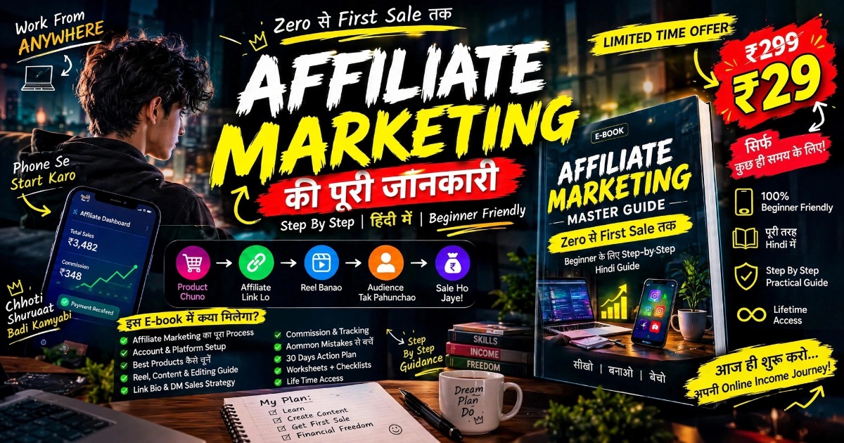 Affiliate Marketing Master Guide 🚀Zero to First Sale
