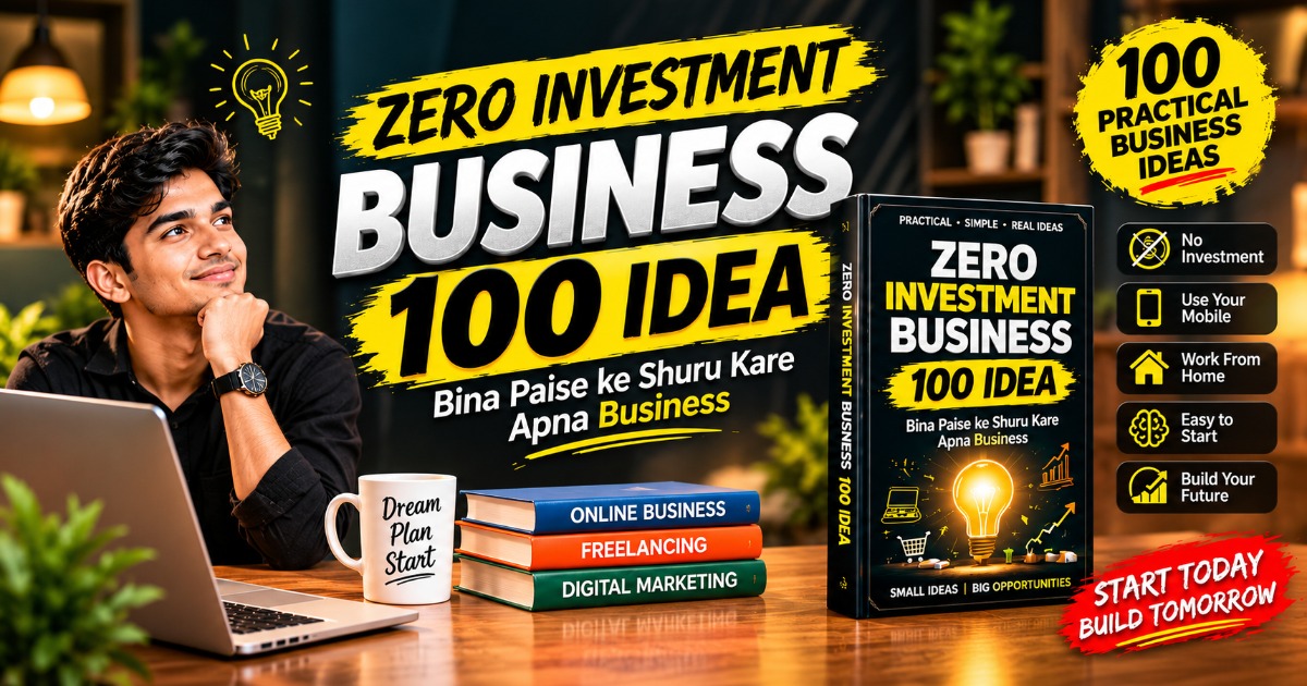 100 Powerful Business Ideas to Start with Low or Zero Capital | Apna Business Shuru Karo, Apne Dreams Ko Reality Mein Badlo!