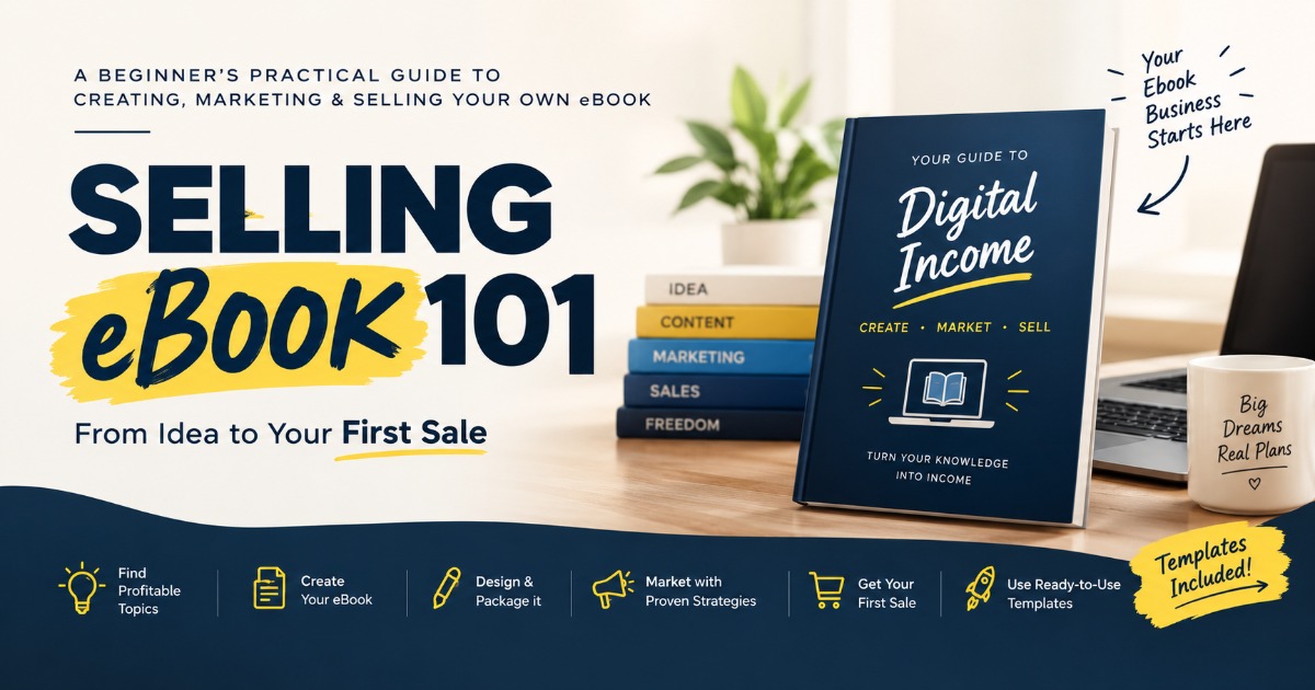 101 guide for selling ebook ✓