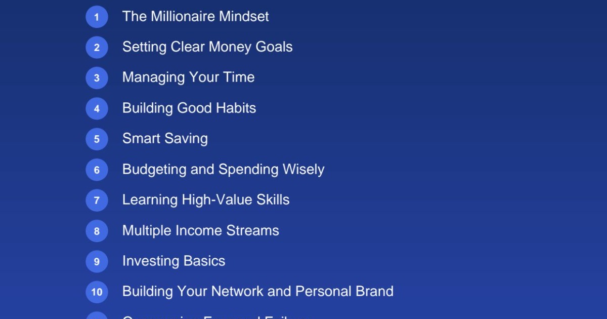 The Millionaire – A Practical Guide to Wealth, image 2