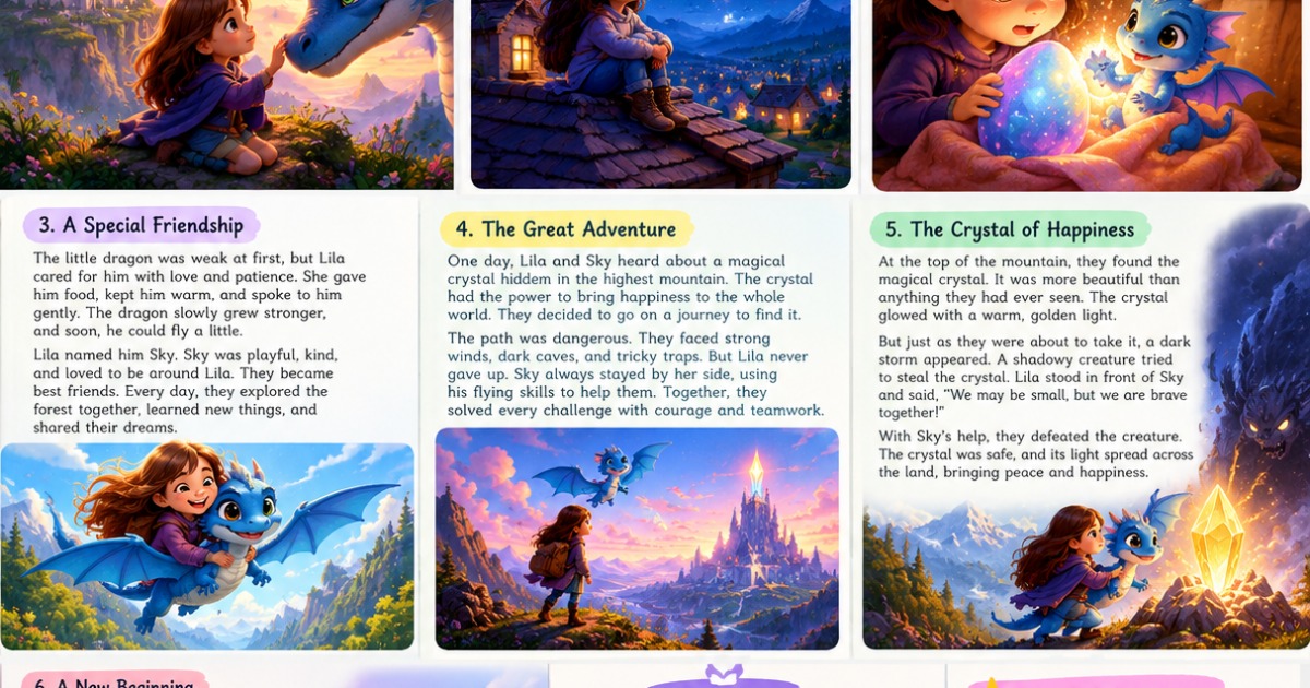 dragon and the girl, image 2