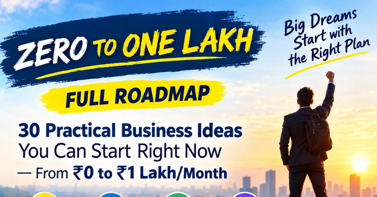 Zero to one lakh roadmap