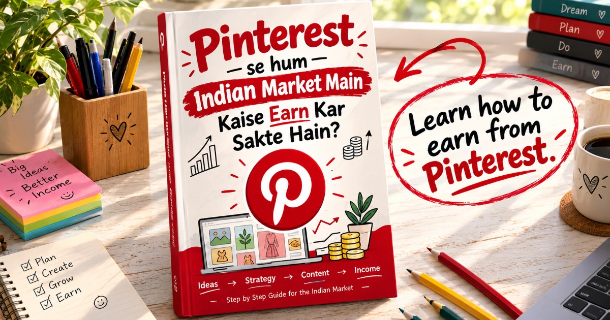 Pinterest se hum Indian market main kaise earn kar sakte hai?