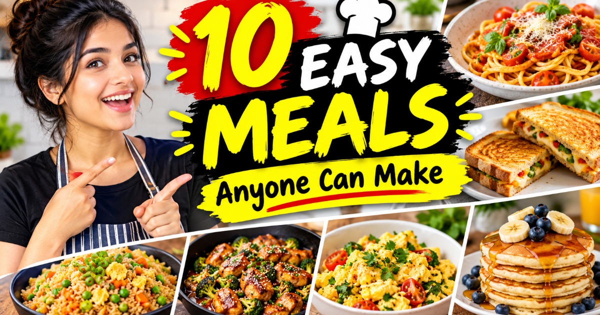 10 Easy Meals Anyone Can Make
