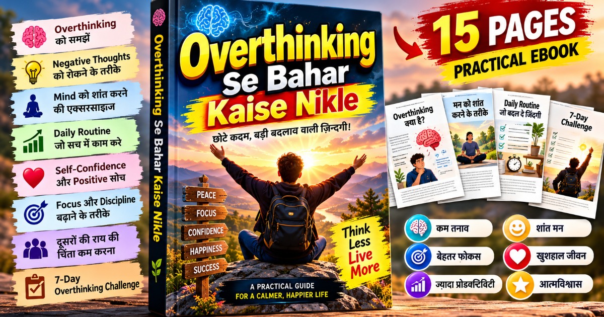 🧠 Overthinking Se Bahar Kaise Nikle