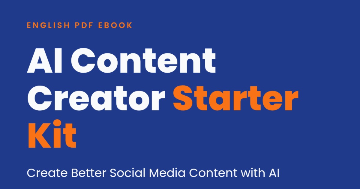 AI Content Creator Starter Kit: Create Better Social Media Content with AI Do you spend hours wondering "What should I post today?" Ideas, captions, scripts and thumbnails take time, especially when you're just starting out. This beginner-friendly ebook s, image 2