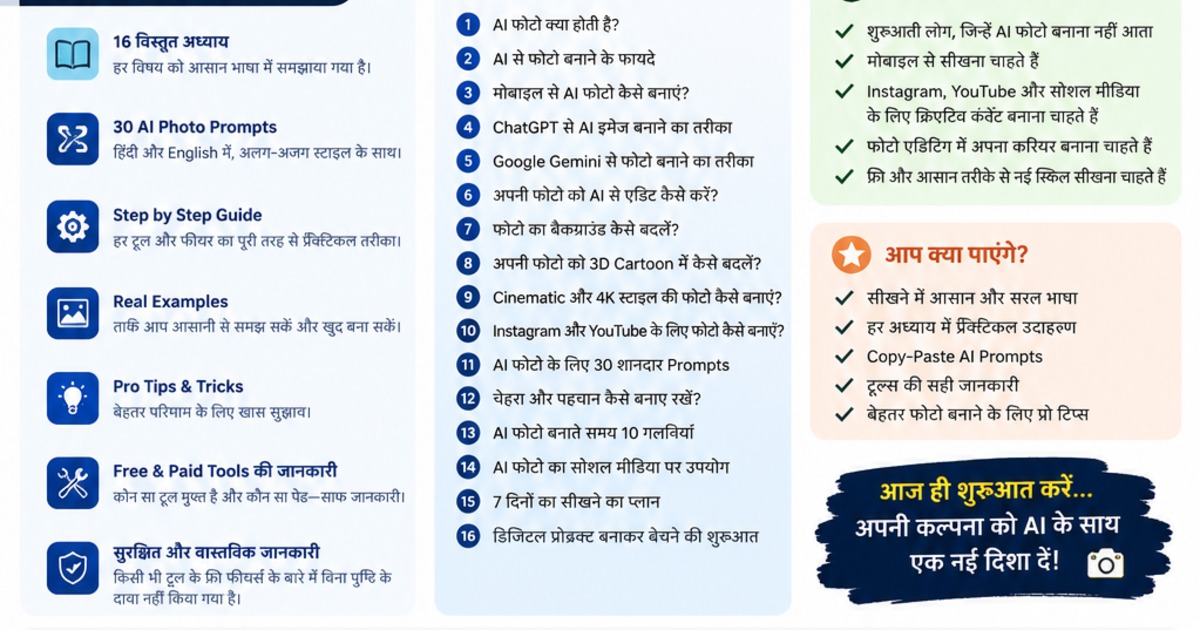 AI से फोटो बनाना सीखें 📸 | मोबाइल से Professional AI Photos बनाने और Edit करने की संपूर्ण गाइड, image 2