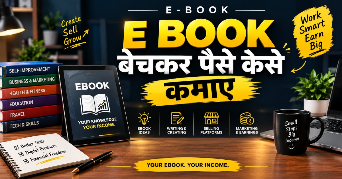 E Book बेचकर पैसे कैसे कमाए