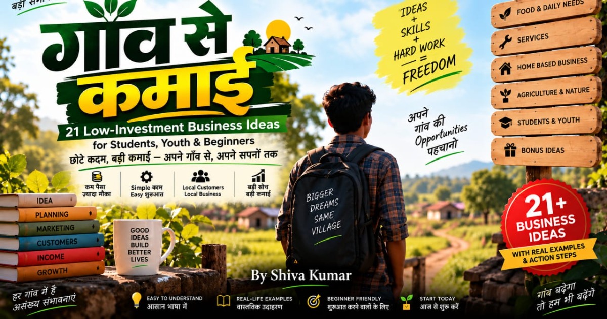 : गाँव की 21 Business Opportunities 💡