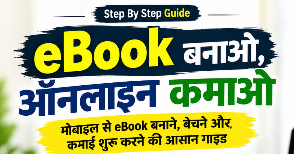 Mobile Se eBook Banaye, Beche Aur Kamaye, image 4