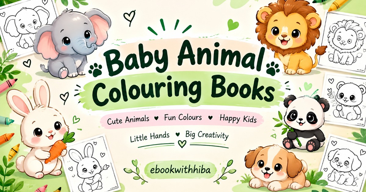 cute-baby-animal-colouring-book, image 2