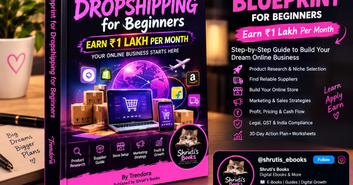 Dropshipping Blueprint for Beginners β Complete A to Z Guide |