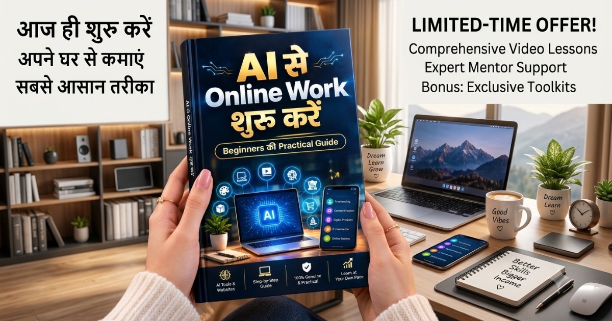 AI से Online Work शुरू करें – Beginners की Practical Guide | AI Tools, Freelancing & Digital Products, image 2