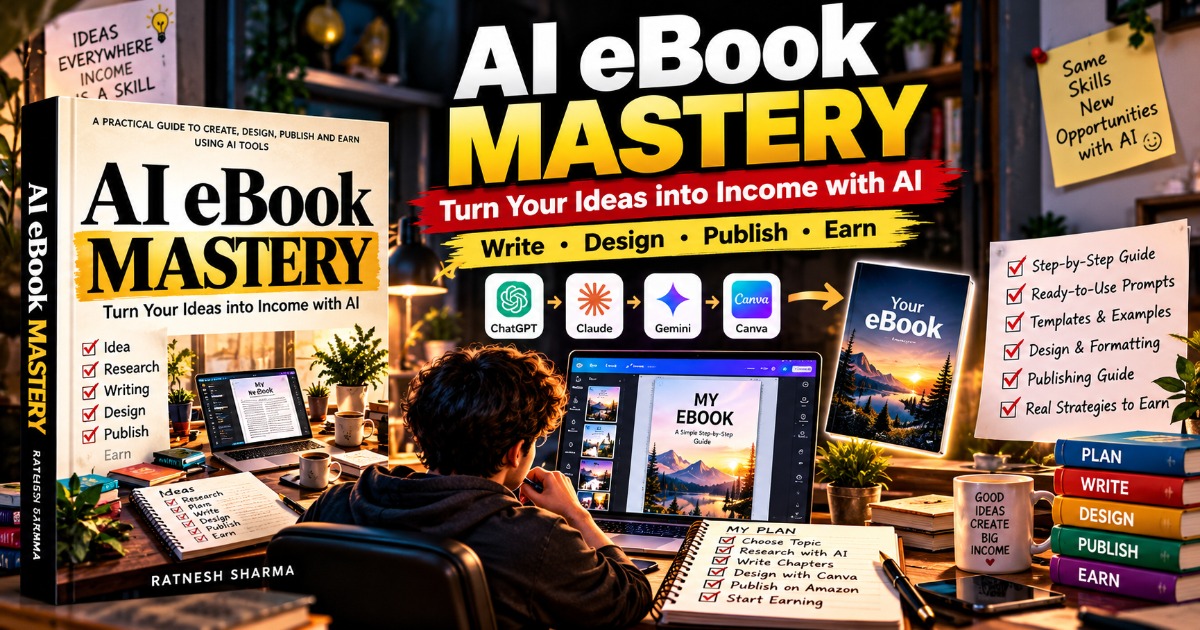 AI eBook MASTERY — From Zero to Ready-to-Sell