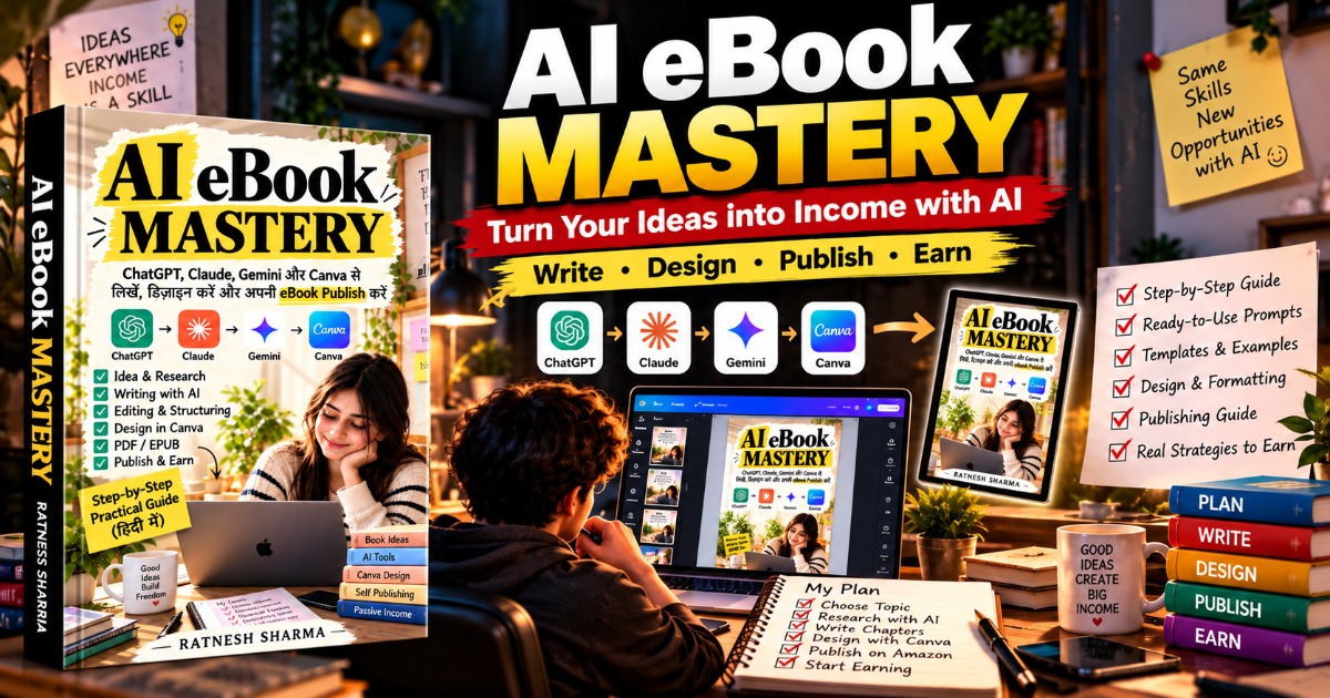 AI eBook MASTERY — From Zero to Ready-to-Sell book cover