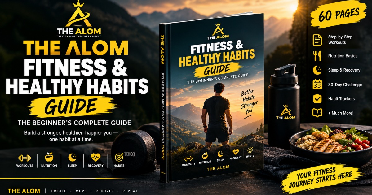 The Alom Fitness & Healthy Habits Guide — 60-Page Beginner Fitness Ebook