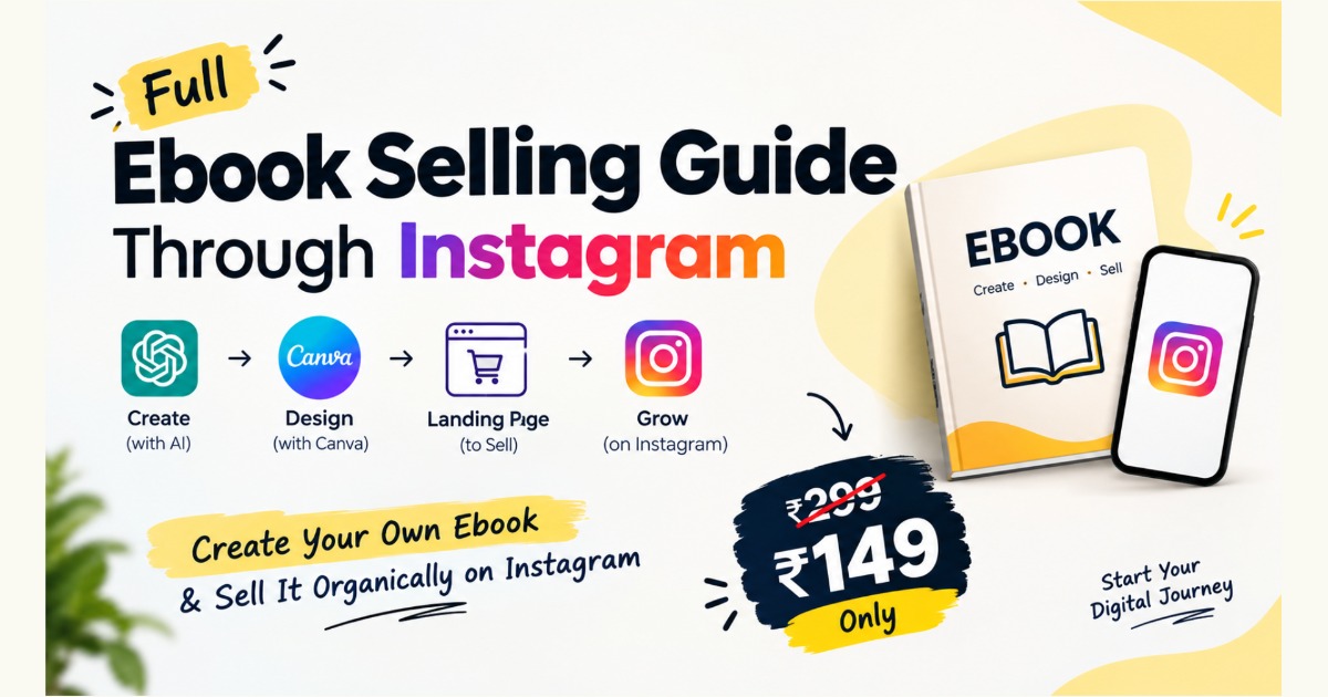 Ebook Selling Guide on Instagram @149