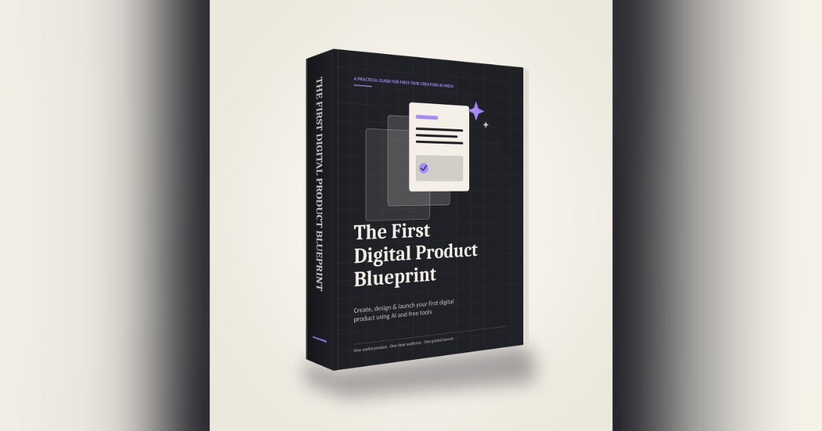 Make Your First Digital Product: