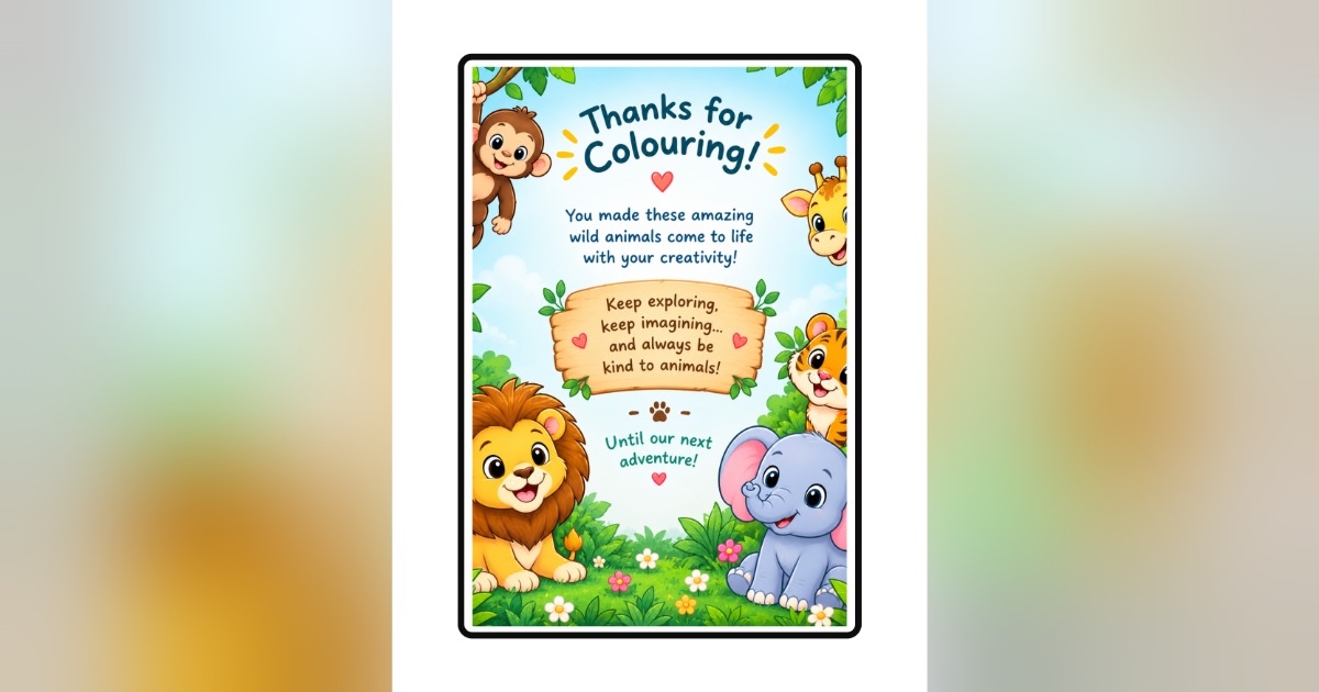ANIMALS colouring book for kids, image 4