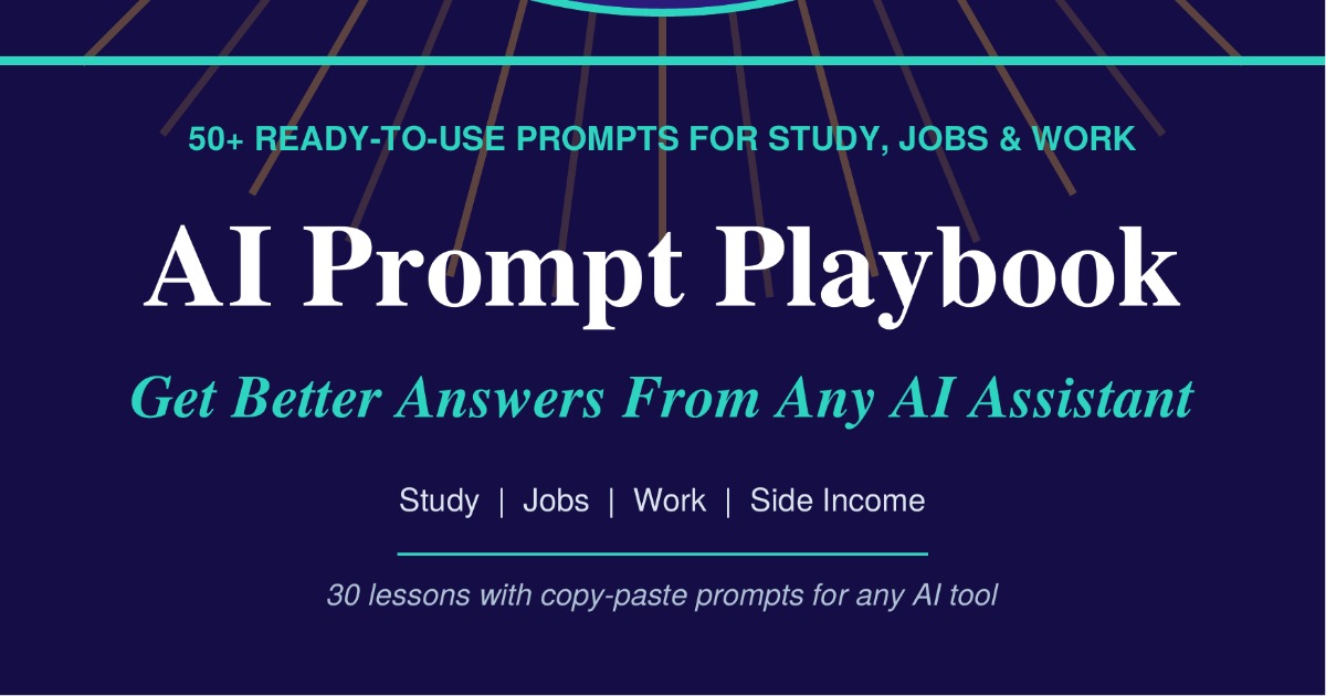 AI Prompt Playbook: Get Better Answers From Any AI Assistant, image 2