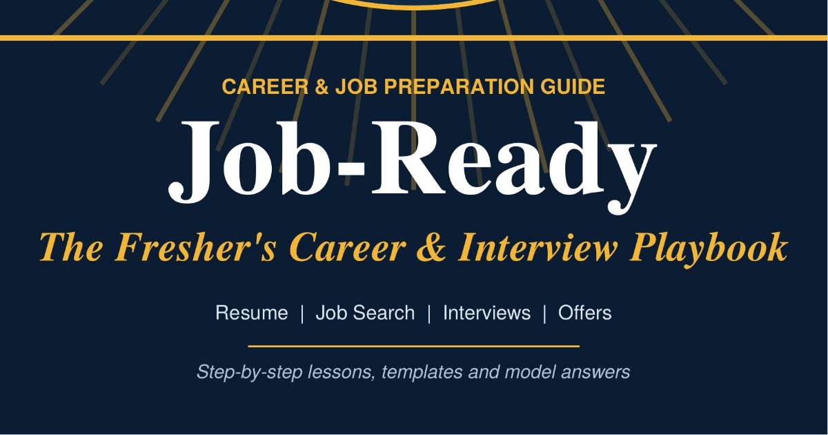First Job, Fast: A 30-Day Career Preparation Guide for Freshers, image 2
