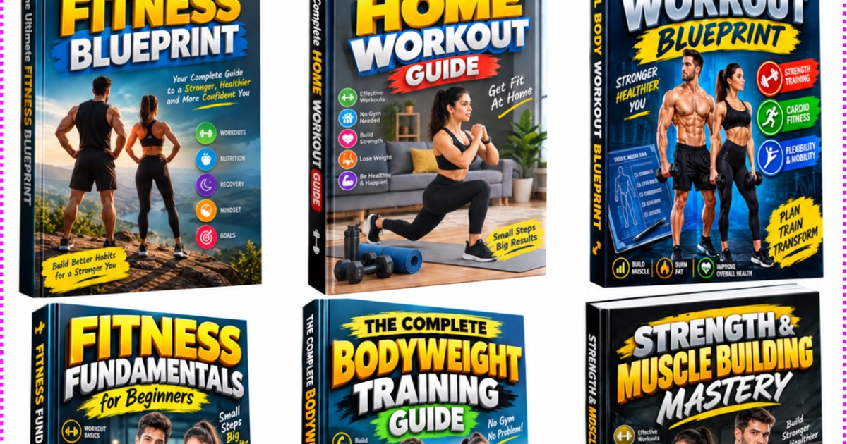 THE ULTIMATE FITNESS BUNDLE — PERSONAL USE + RESELL RIGHTS INCLUDED!