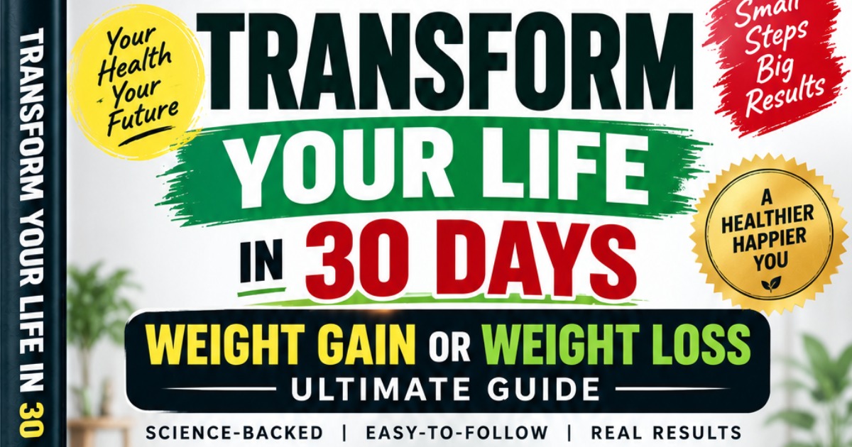 WEIGHT GAIN OR WEIGHT LOSS ULTIMATE GUIDE