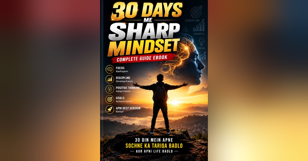 Roz ek chhota kadam: focus, discipline aur confidence badhane ka 30 din ka practical plan
